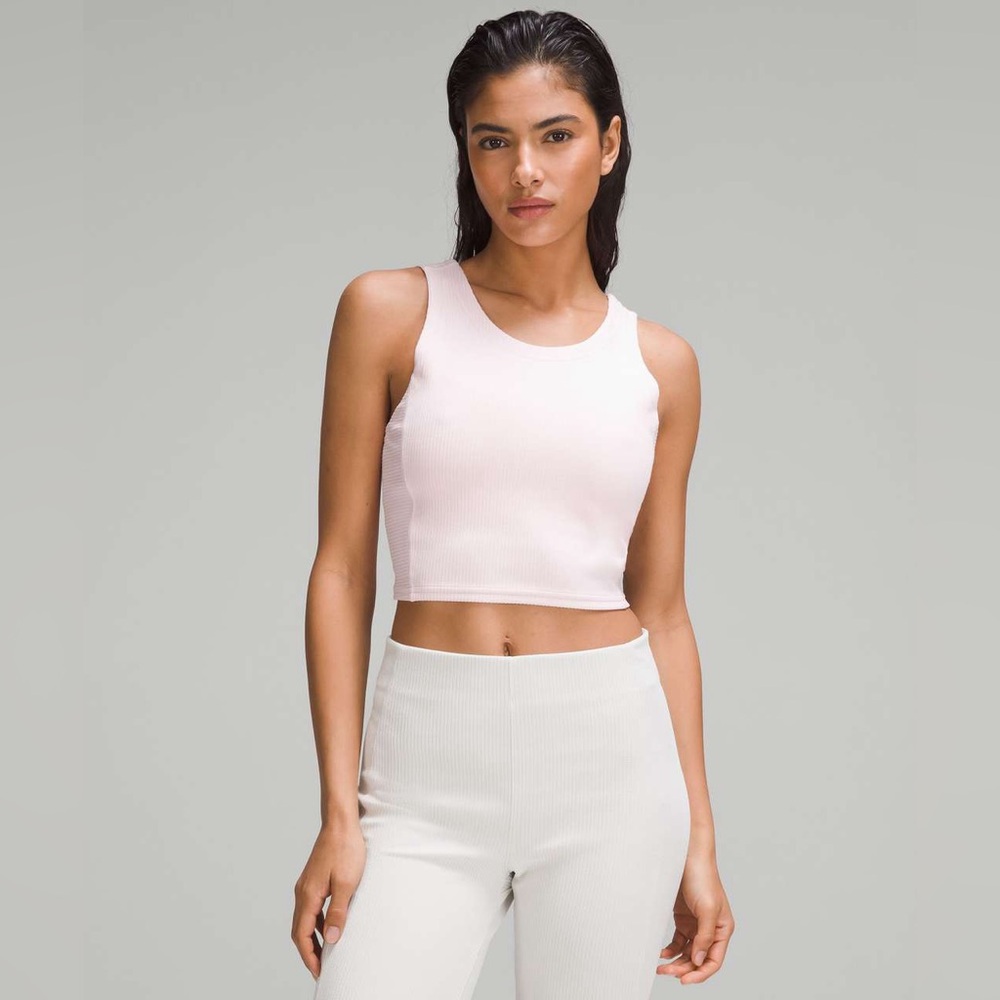 Lululemon Ribbed Softstreme Cropped Tank Top